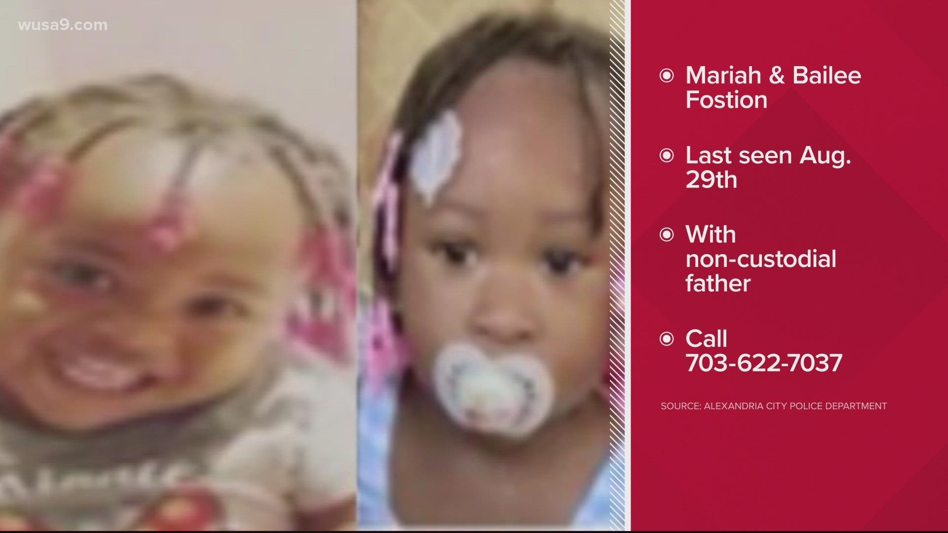 The 2-year-old girls were last seen on August 29, according to police.