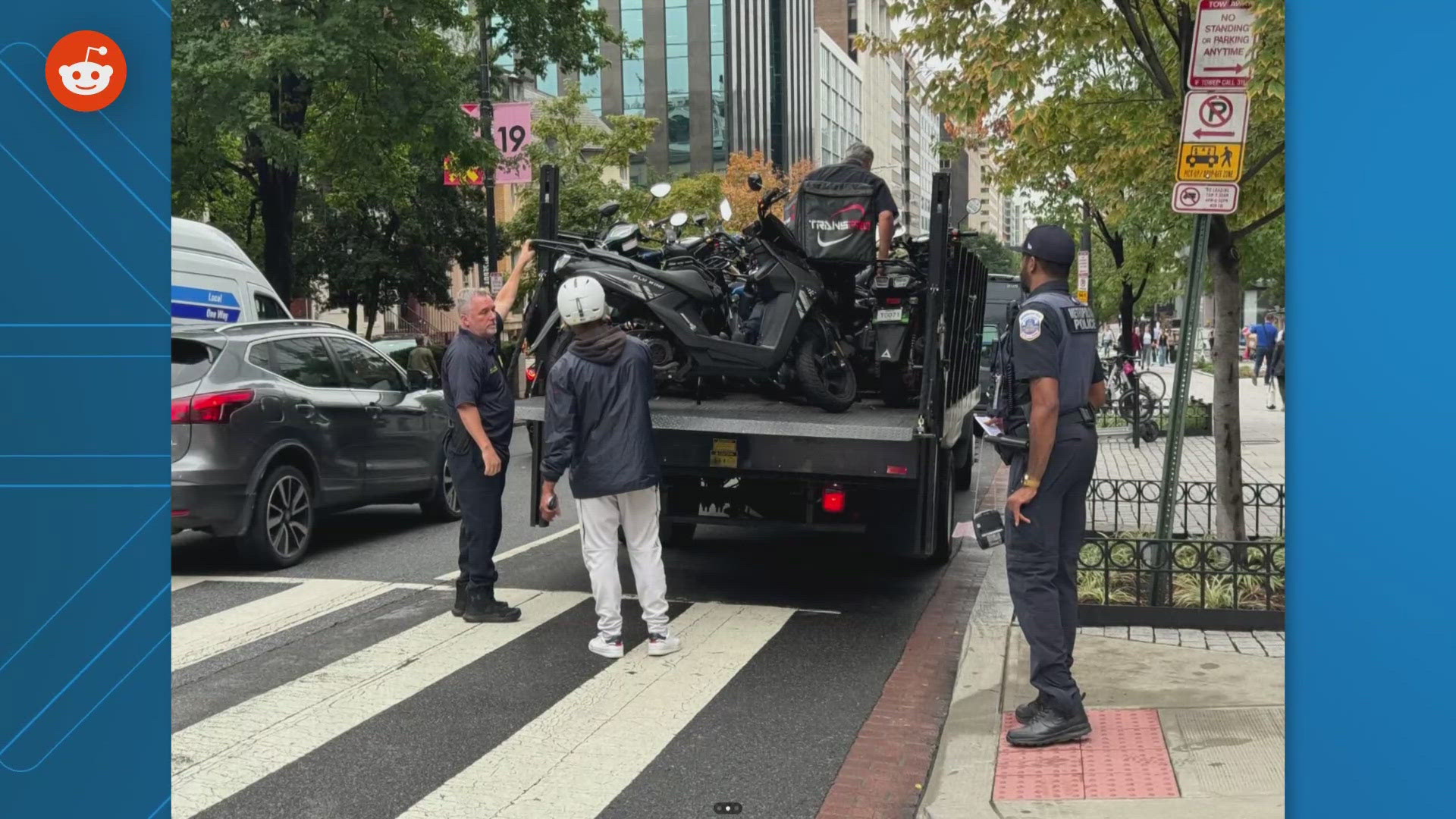 110 of the impounded mopeds remain in the District's possession.