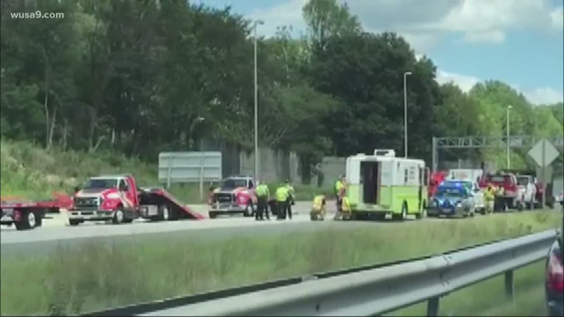 We now know the name of the victim in a deadly crash that happened on I-66 this weekend. 28- year-old Joseph Castellano of McLean -- died at the scene of Saturday's chain reaction crash near Route 28 in Fairfax County. His wife remains hospitalized with life-threatening injuries. Eight vehicles -- including a tractor trailer that overturned -- were involved in the crash.