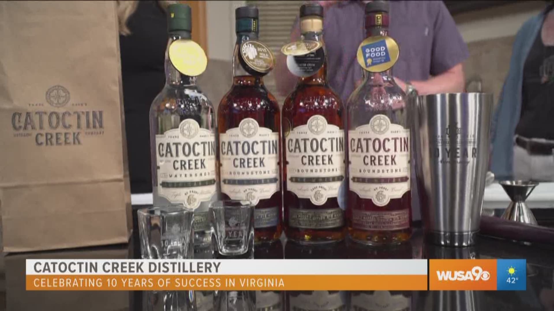 Scott & Becky Harris, owners of Catoctin Creek Distillery in Purcellville, VA, celebrate 10 years of success with a southern soirée and a Mint Julep.