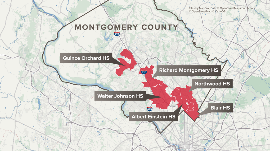 Montgomery County Map