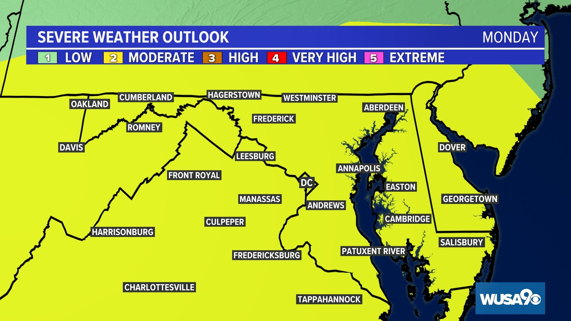DMV weather: Here is when storms will impact the DMV Monday | wusa9.com