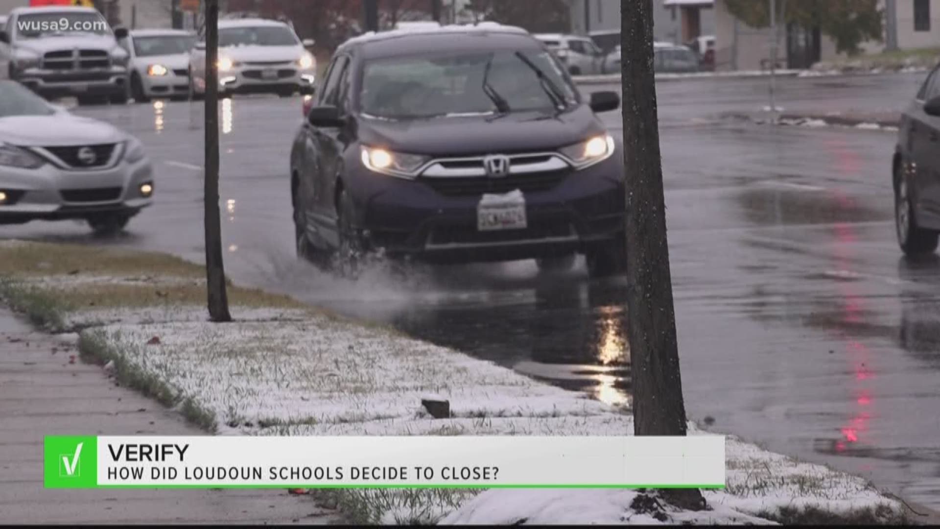 With the weather threat, the Loudoun County Public Schools weather team monitored the reported conditions in the area.