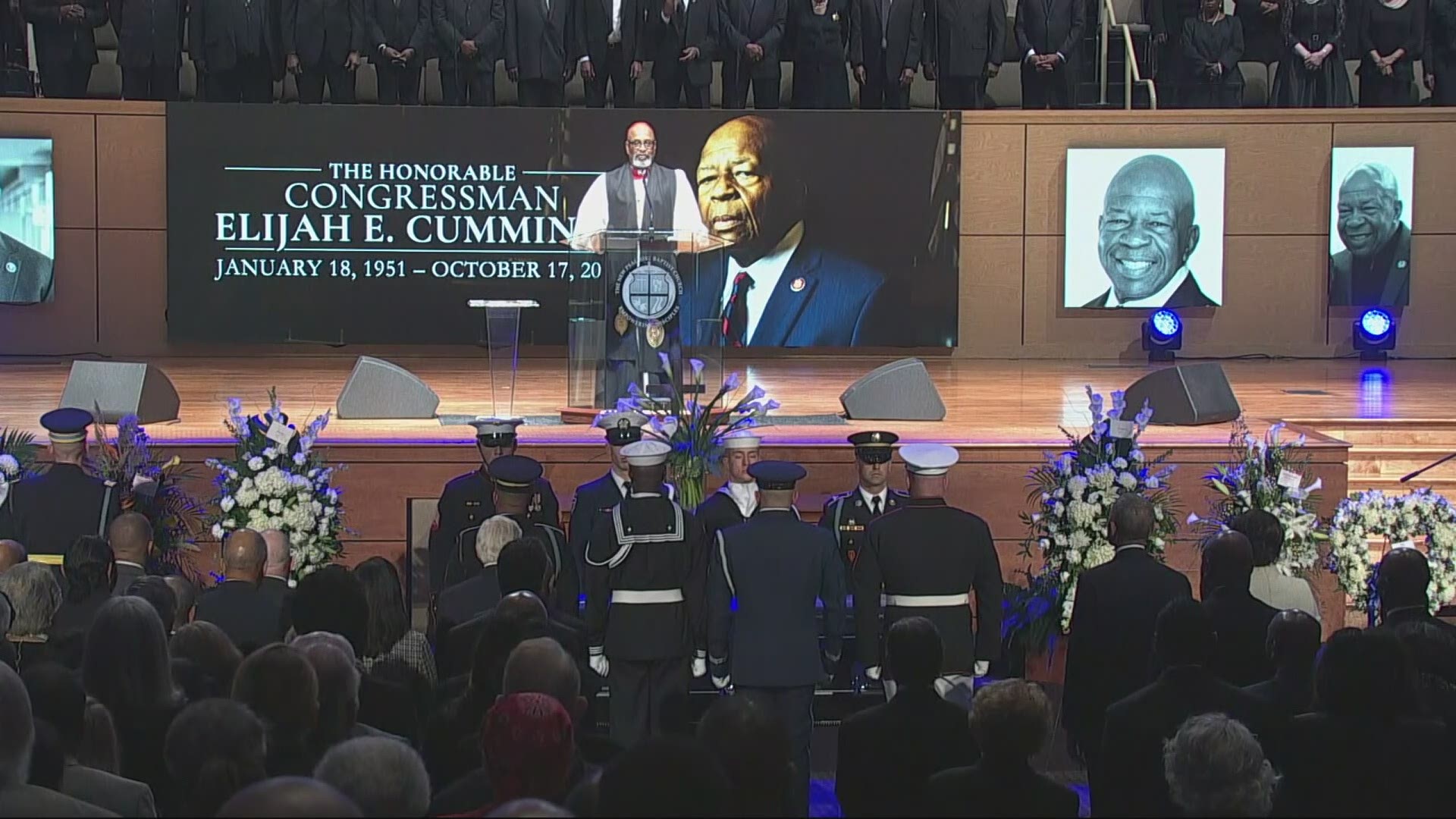 Congressman and civil rights leader Elijah Cummings was remembered Friday as a "fierce champion of truth, justice and kindness" at a funeral that brought Washington
