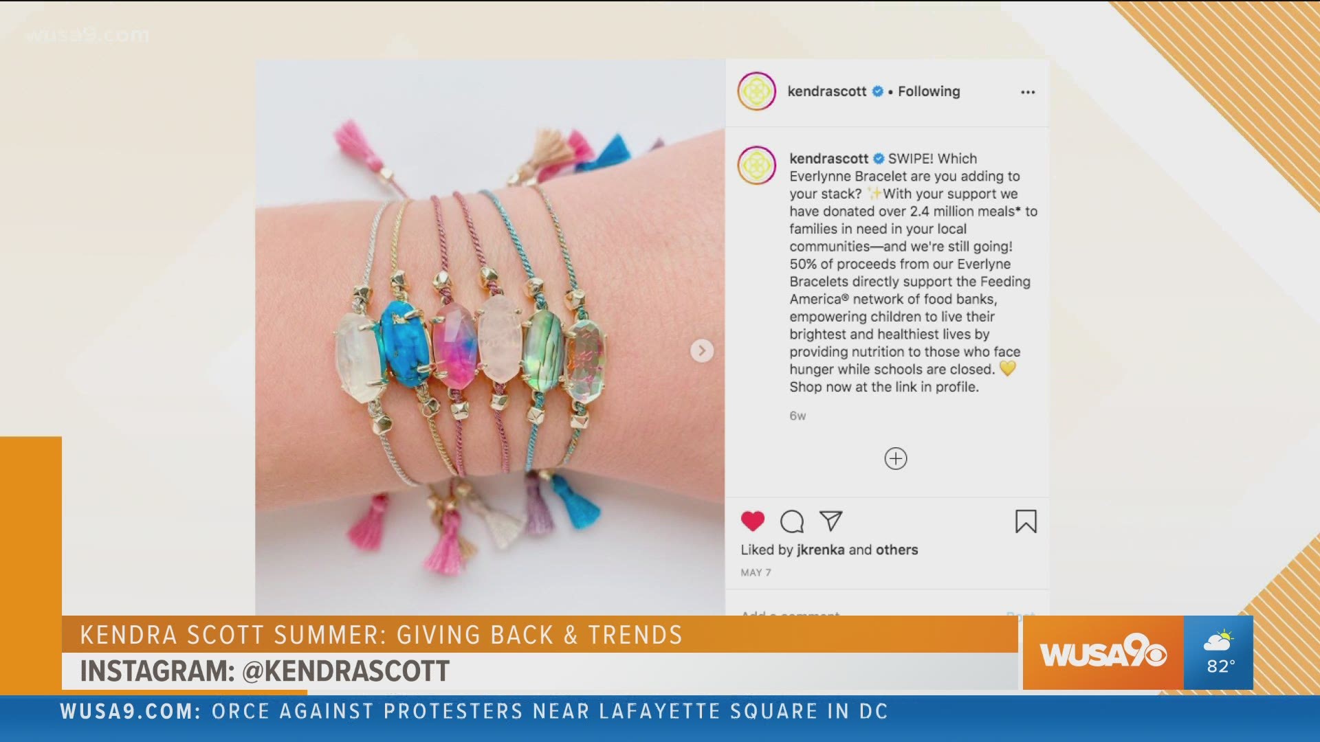 Marketing & philanthropic manager of Kendra Scott, Devin Carroll shares how the company is giving back to local charities. And Carroll shares some top summer trends.