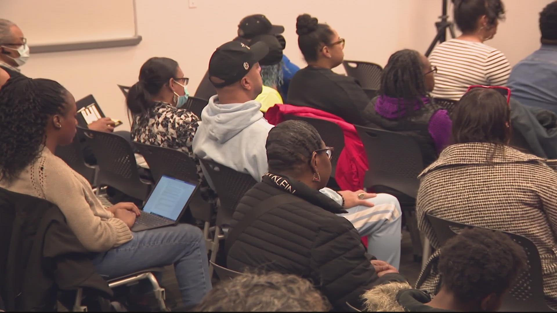 The discussion was part of a series of meetings led by DC Councilwoman Brooke Pinto.