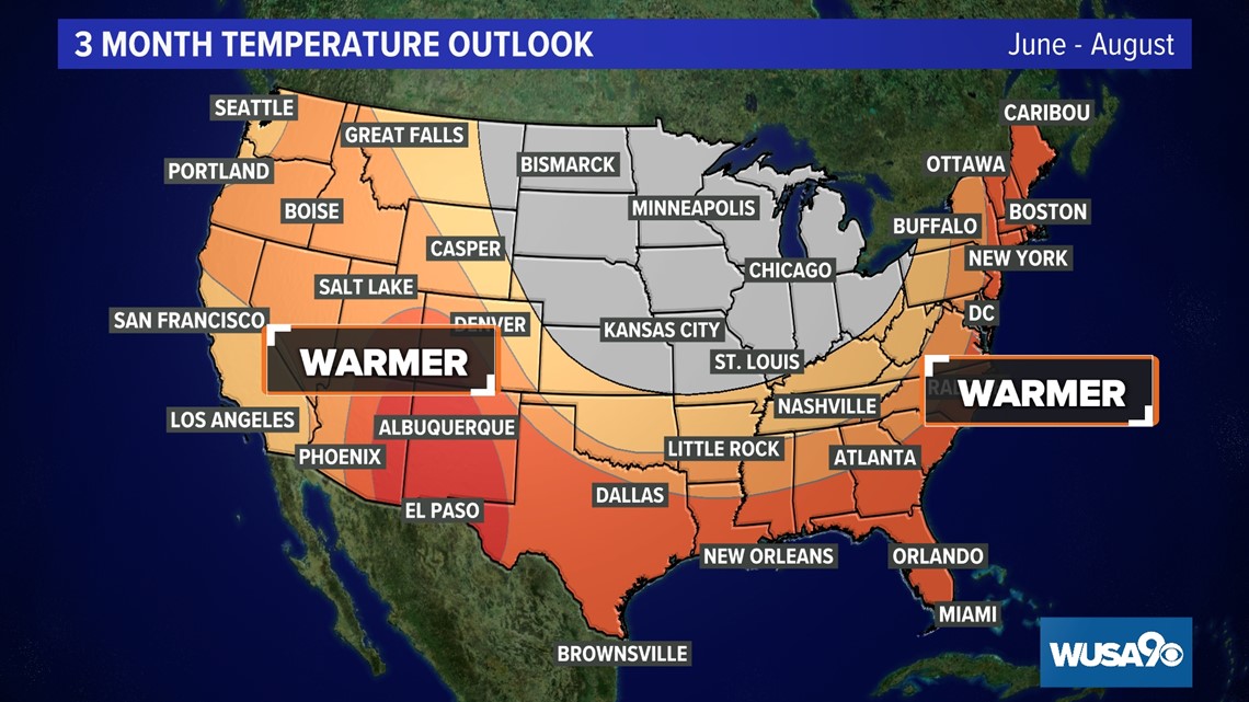 DC region summer weather outlook