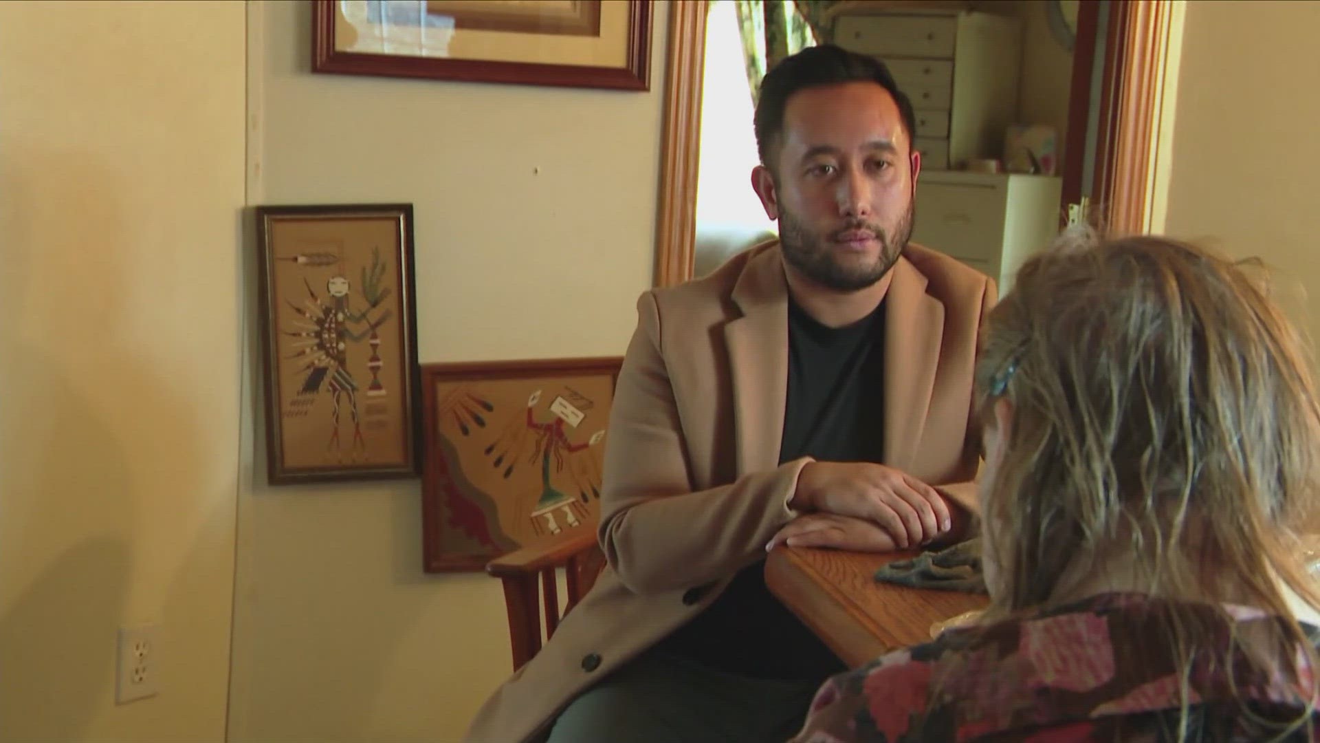 Two nights before Christmas in the Meadows of Chantilly neighborhood. The 73-year-old woman sat down with our Matthew Torres at her home in Fairfax County.