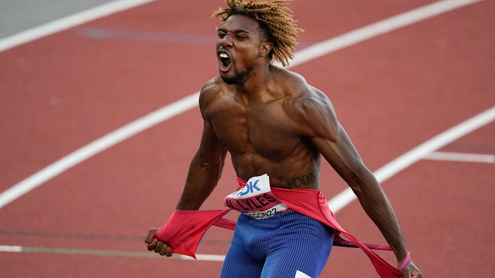 An Alexandria track star breaks a 26-year-old American record at World Athletics Championships.