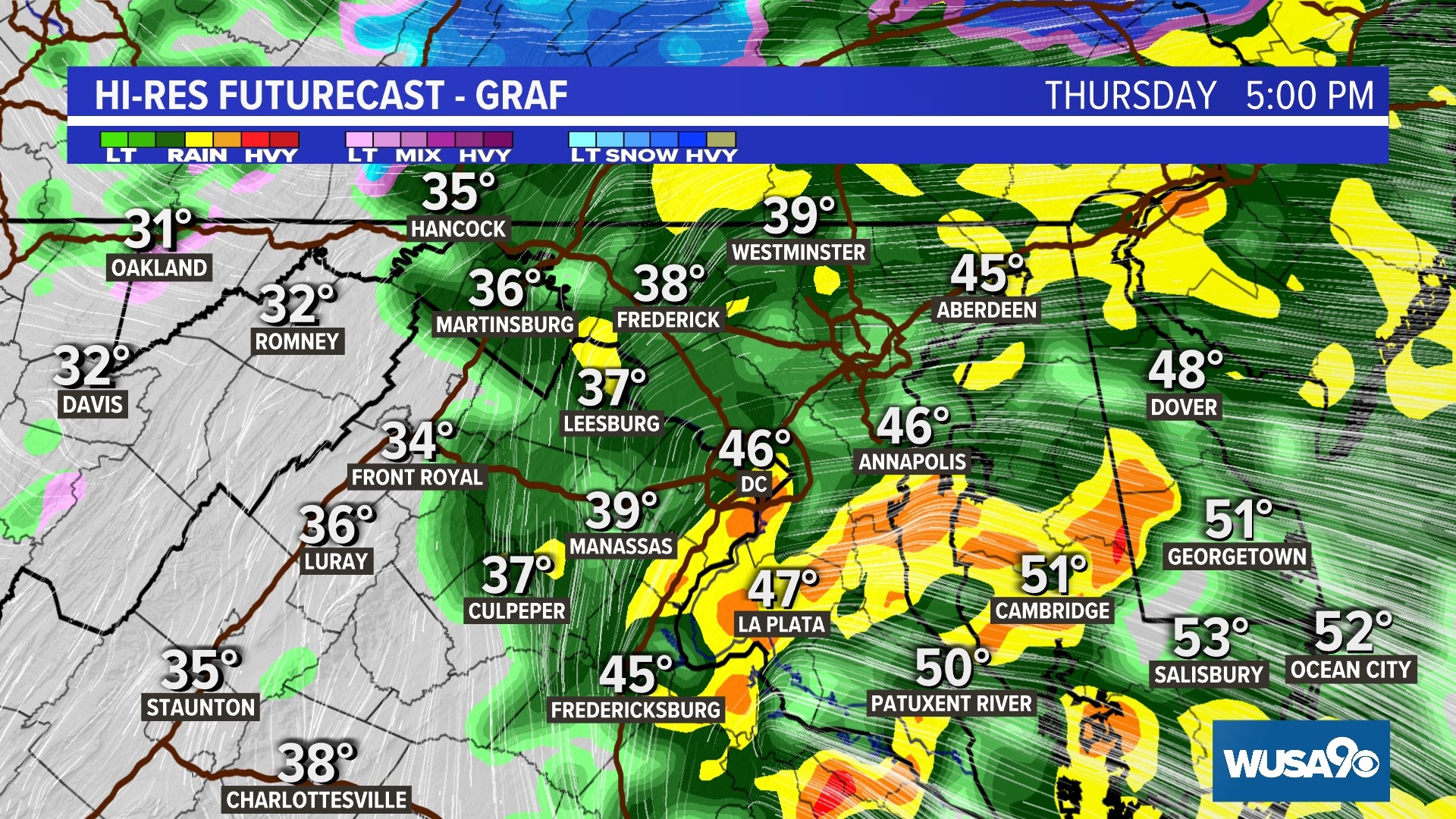 Thursday storm forecast: Rain, ice, snow in the DMV | wusa9.com