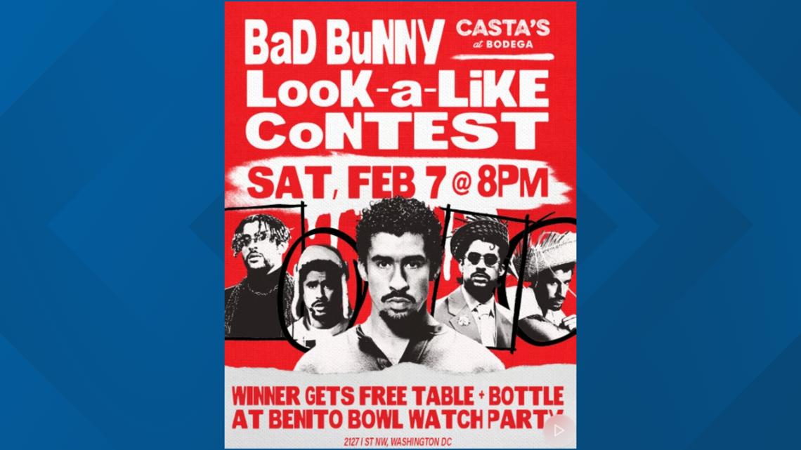 DC rum bar hosts Bad Bunny look-alike contest ahead of Super Bowl Sunday