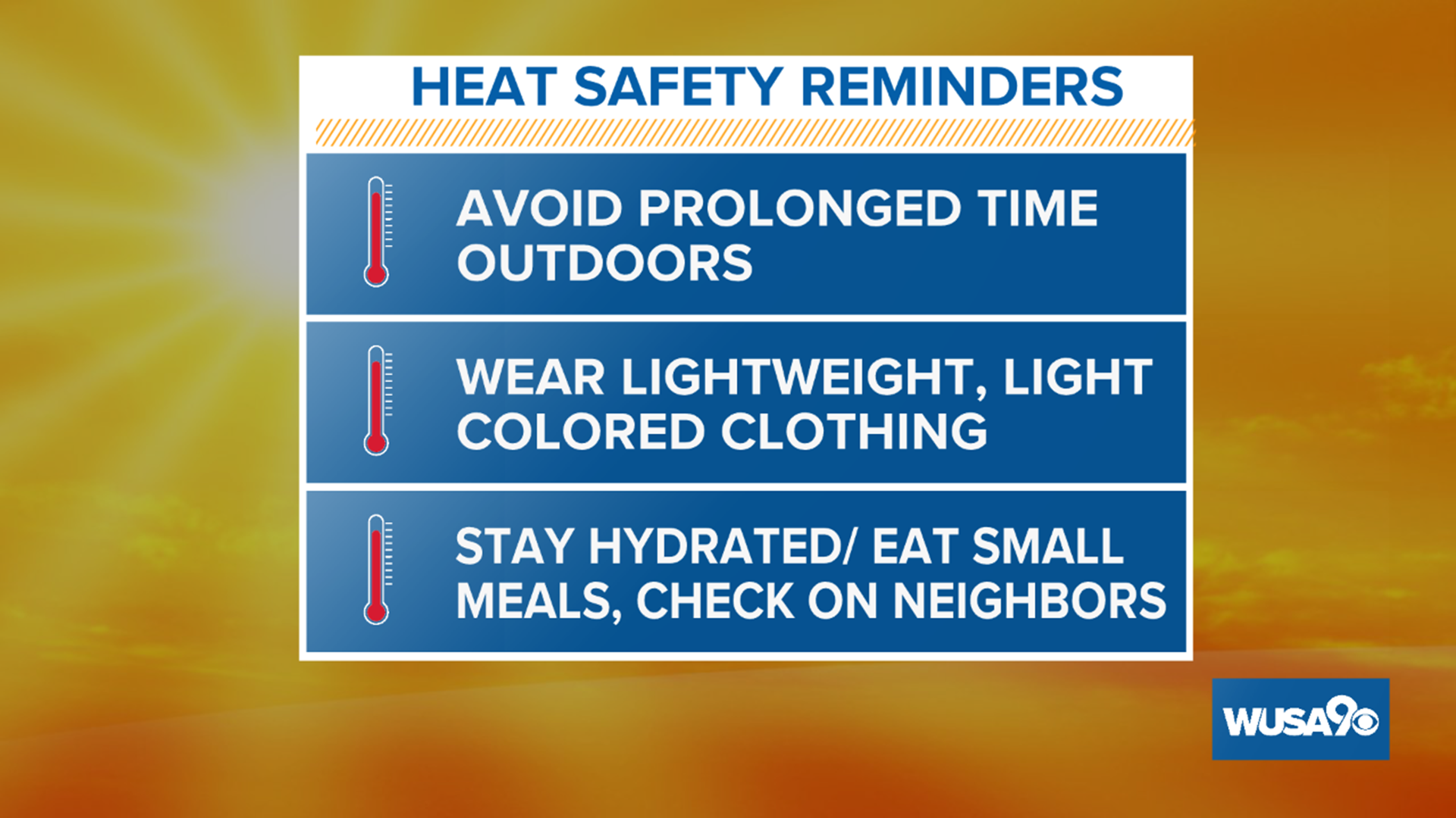 Summer weather heat DC: Here are the top hazards to look for | wusa9.com
