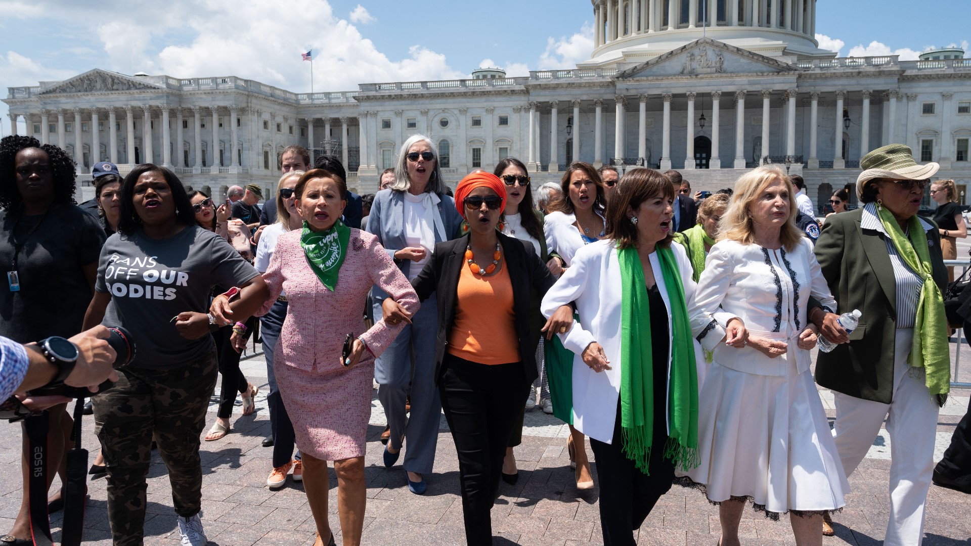 Members Of Congress Arrested While Protesting For Abortion Rights ...