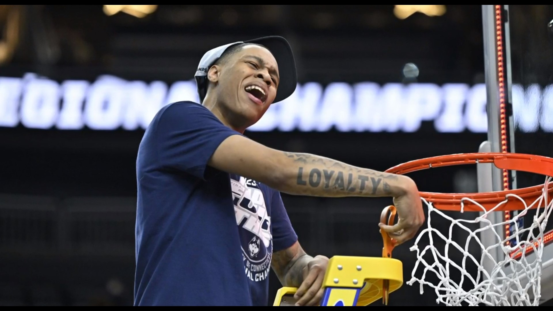 UConn key player Jordan Hawkins says his bout with a stomach bug before Saturday's Final Four game will not be a factor during Monday night's Championship game.