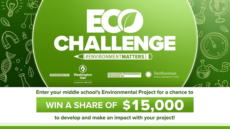 Calling all middle school teachers! Enter your students in the Eco Challenge contest