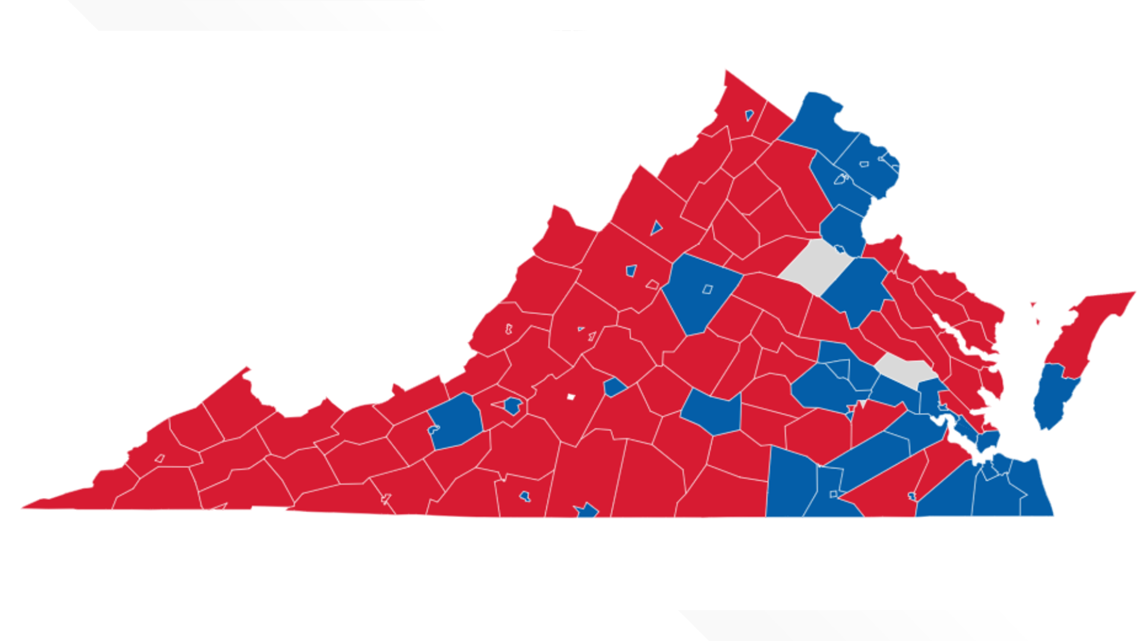 Virginia Election Results 2024 Map Grace Jesselyn