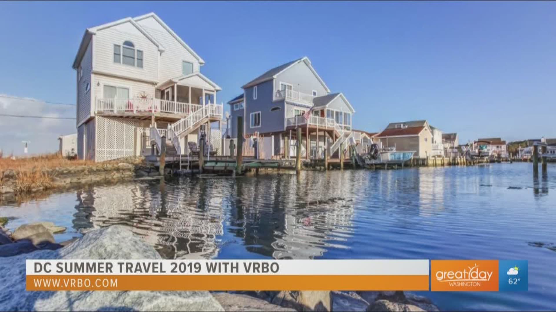 Melanie Fish from VRBO shares the hottest summer destinations that are close to the DMV. To plan your trip go to www.VRBO.com