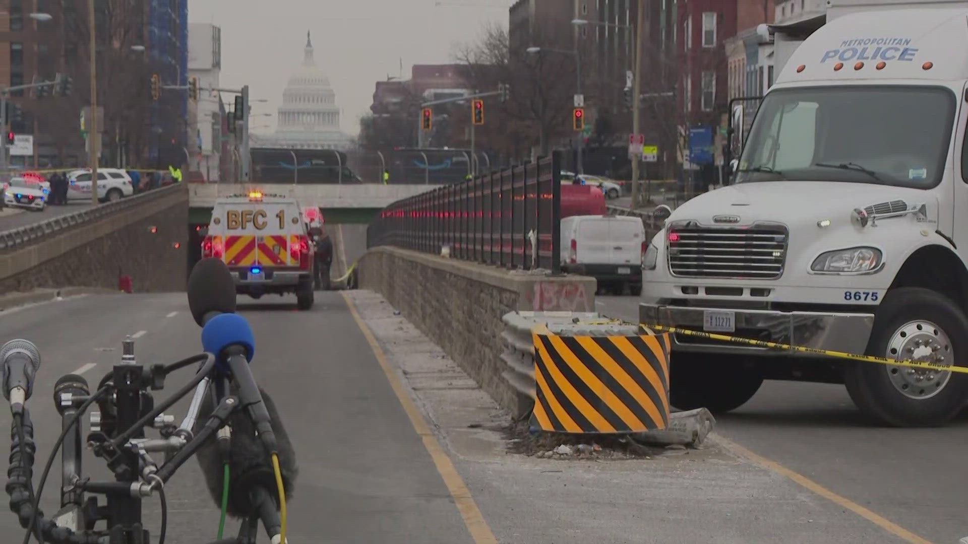 DC Police are investigating a shooting involving an officer in the area of North Capitol Street and New York Avenue Northwest Wednesday morning.