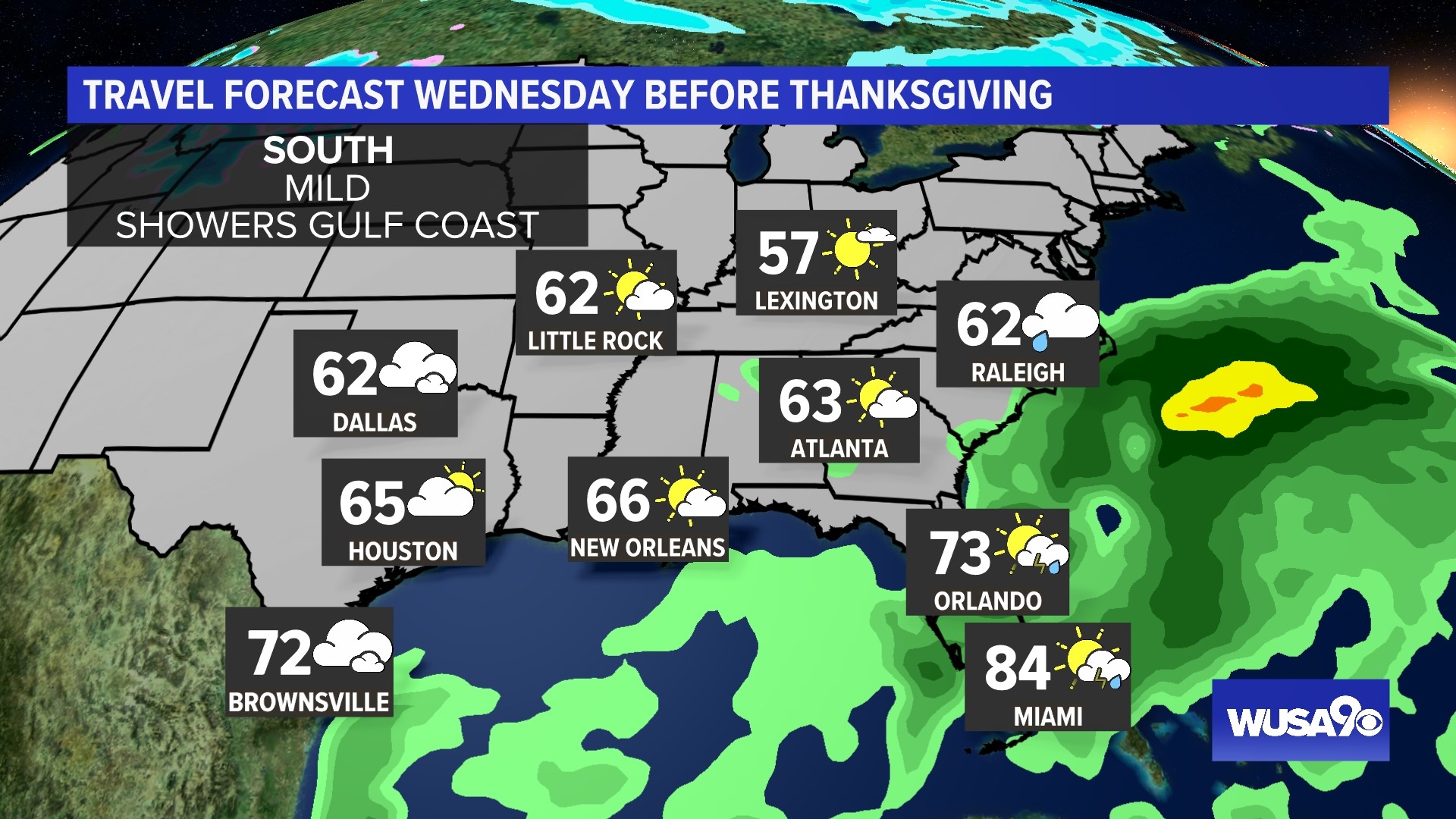 Thanksgiving Weather DC, Maryland, Virginia