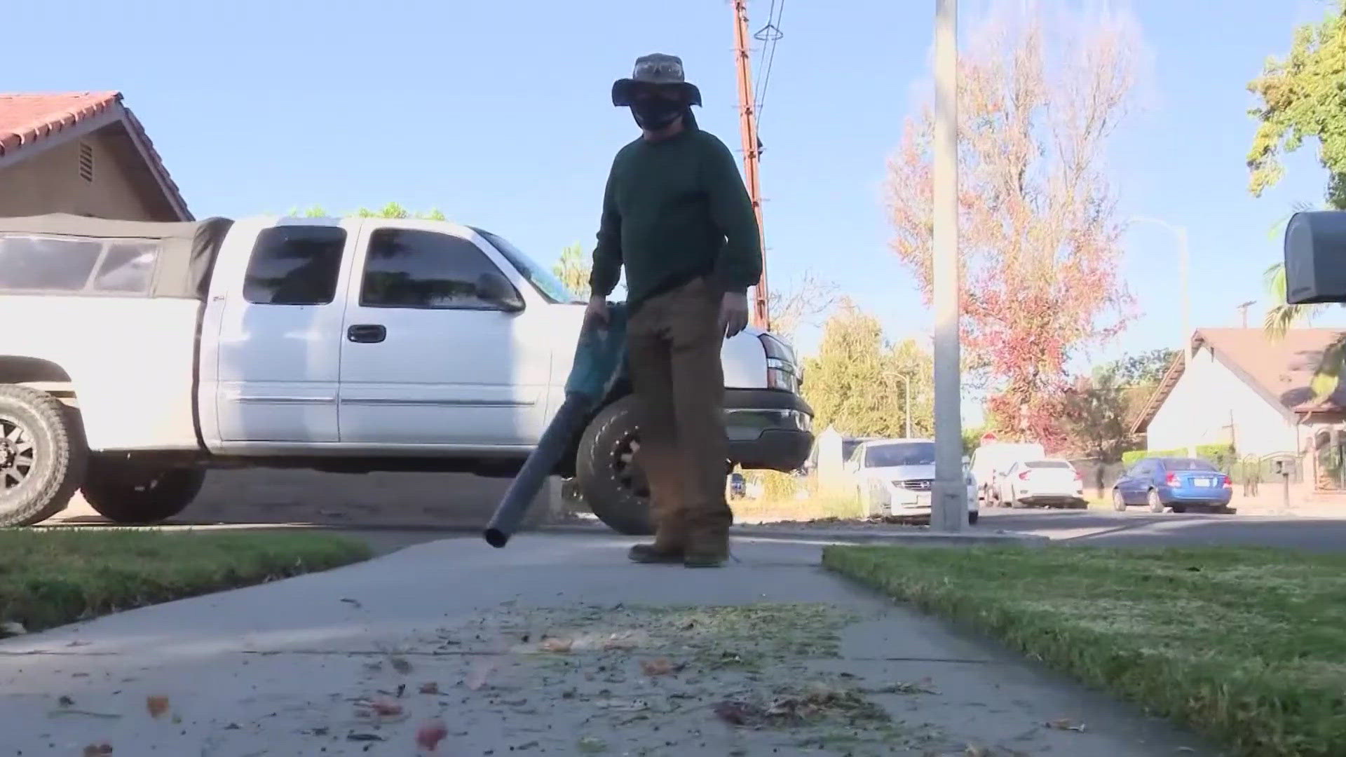 The county has banned gas-powered leaf blowers. The new ban went into effect on July 1. 