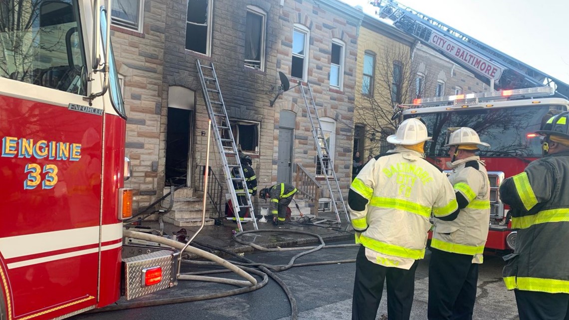 6 Firefighters Injured In 2-alarm Baltimore Fire | Wusa9.com