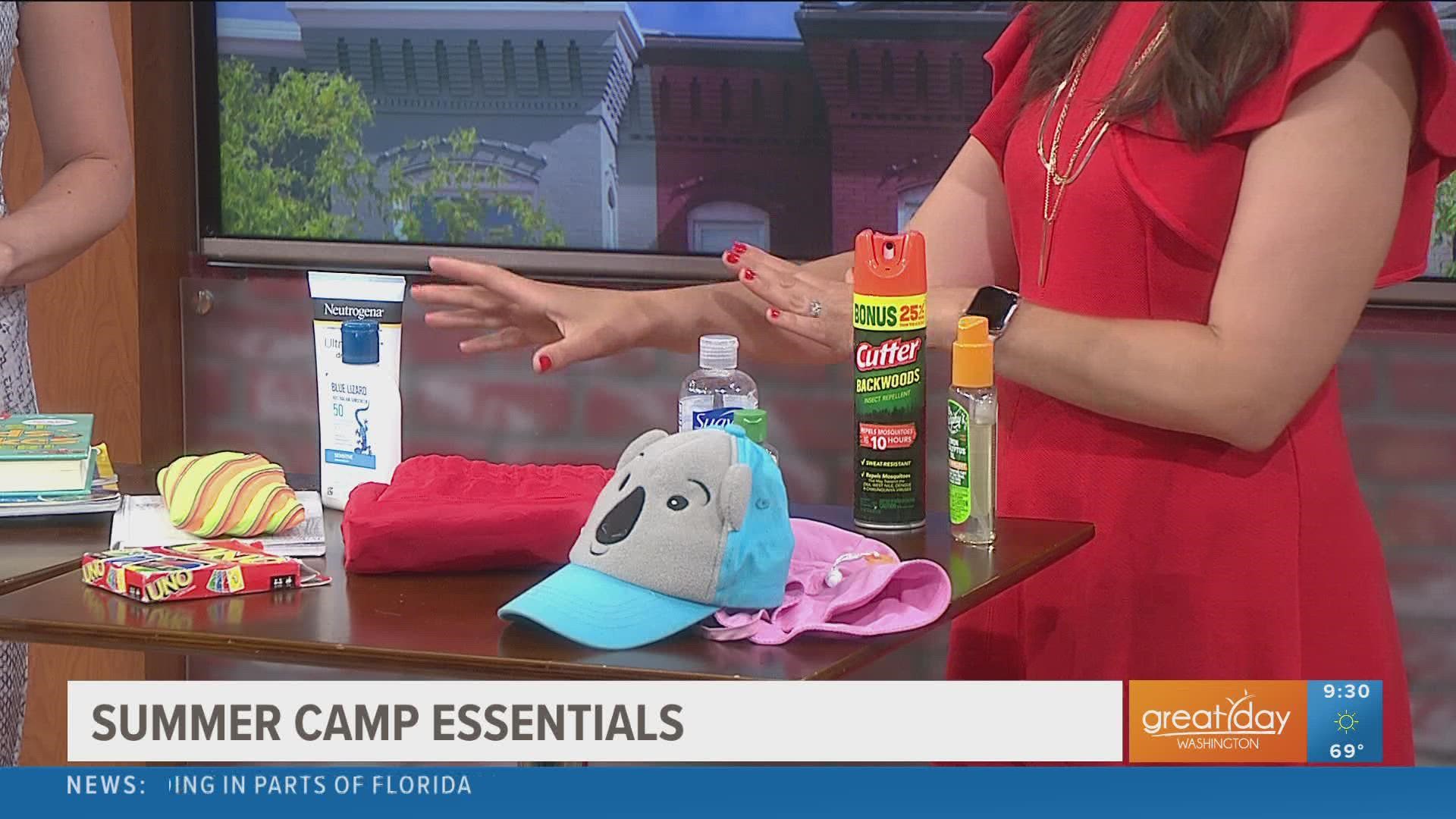 Courtney Whittington, Founder and Director of DC Area Moms, shares the perfect packing list for sending your kids off to summer camp.