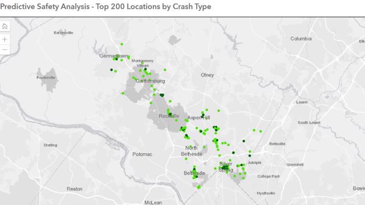 Montgomery County traffic study highlights most dangerous roads in effort to reduce future crashes