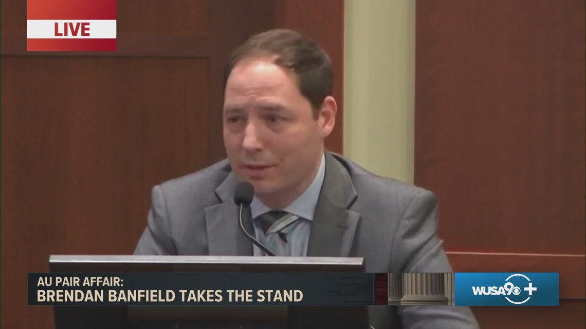 Brendan Banfield claims au pair initiated affair in testimony at own ...