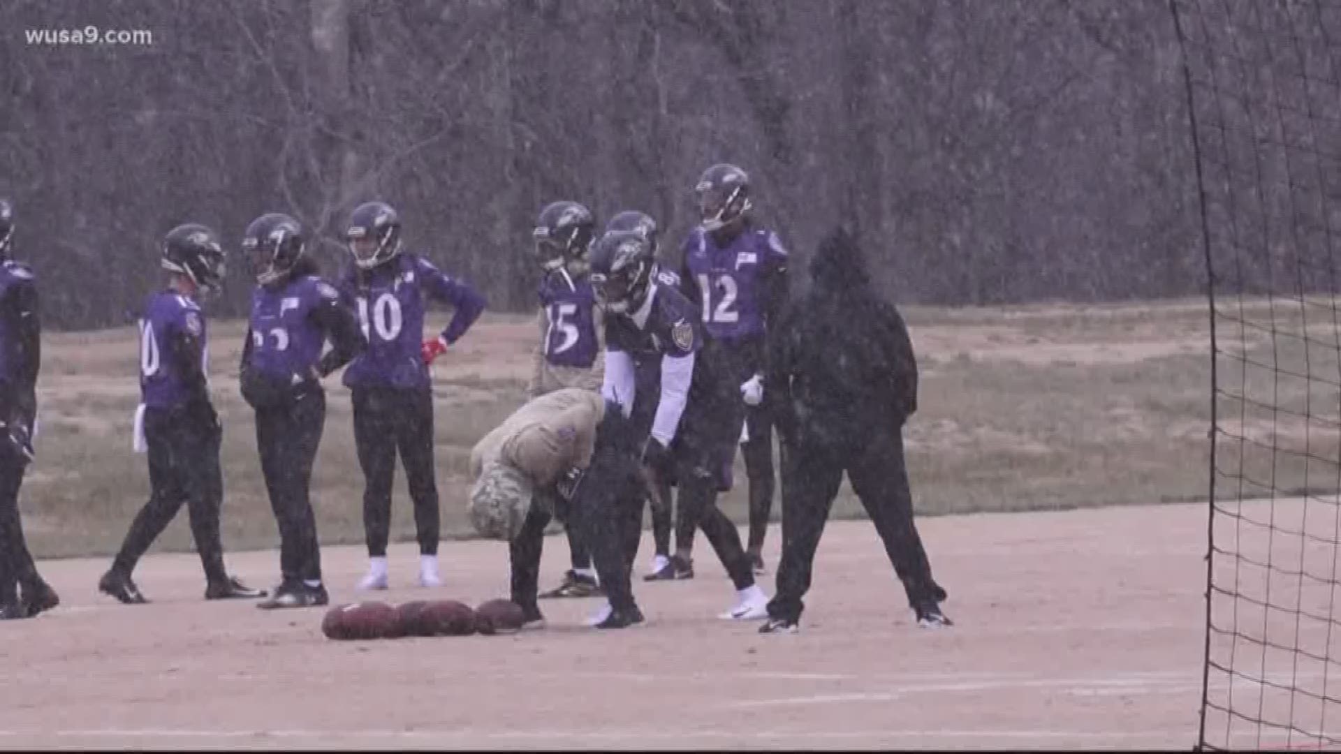 Between Lamar Jackson's birthday and the first regional snow of 2020, the Ravens look to focus in before its game against the Titans on Saturday.