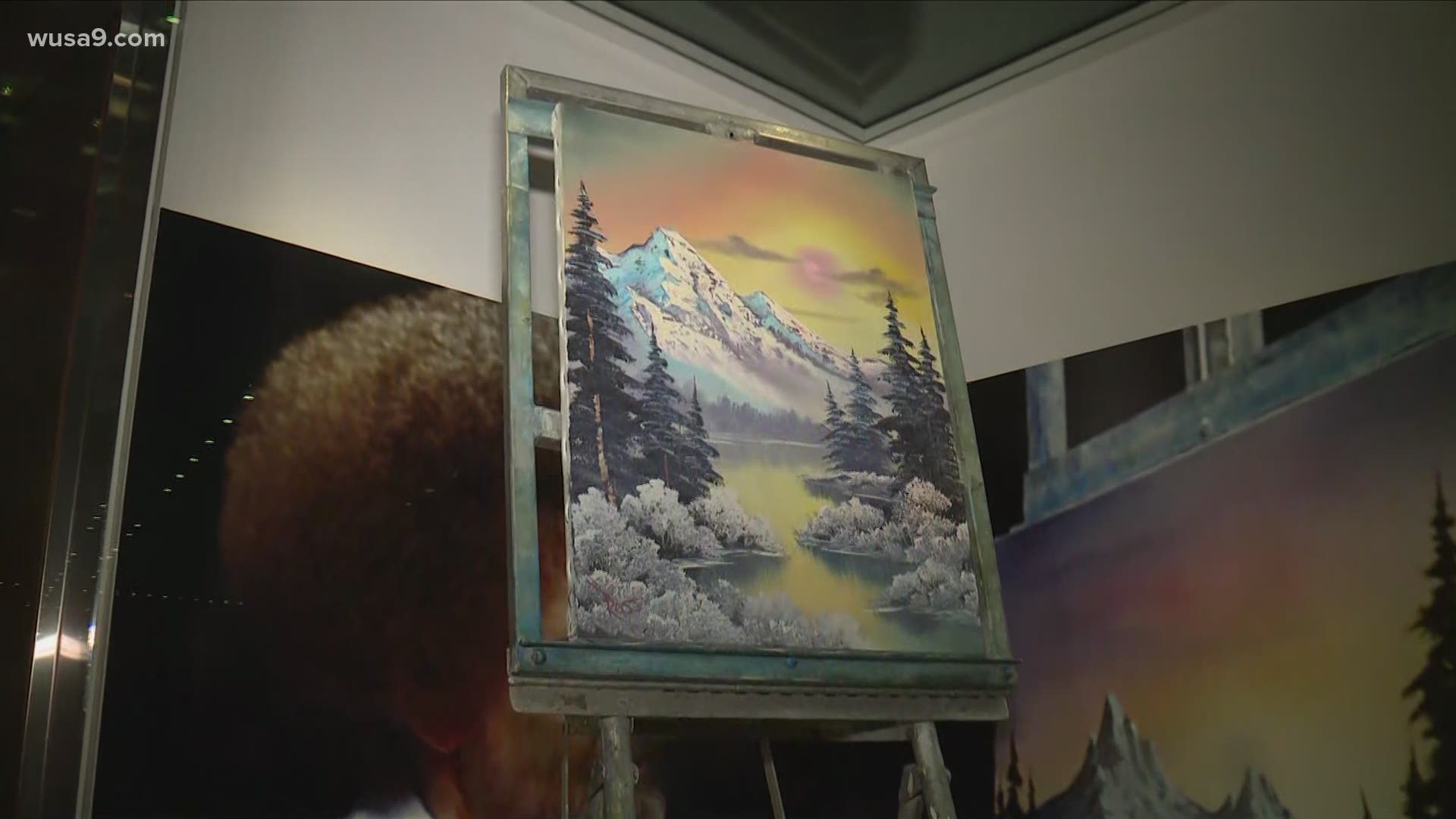 The National Museum of American History reopens with Bob Ross painting on display for the first time.