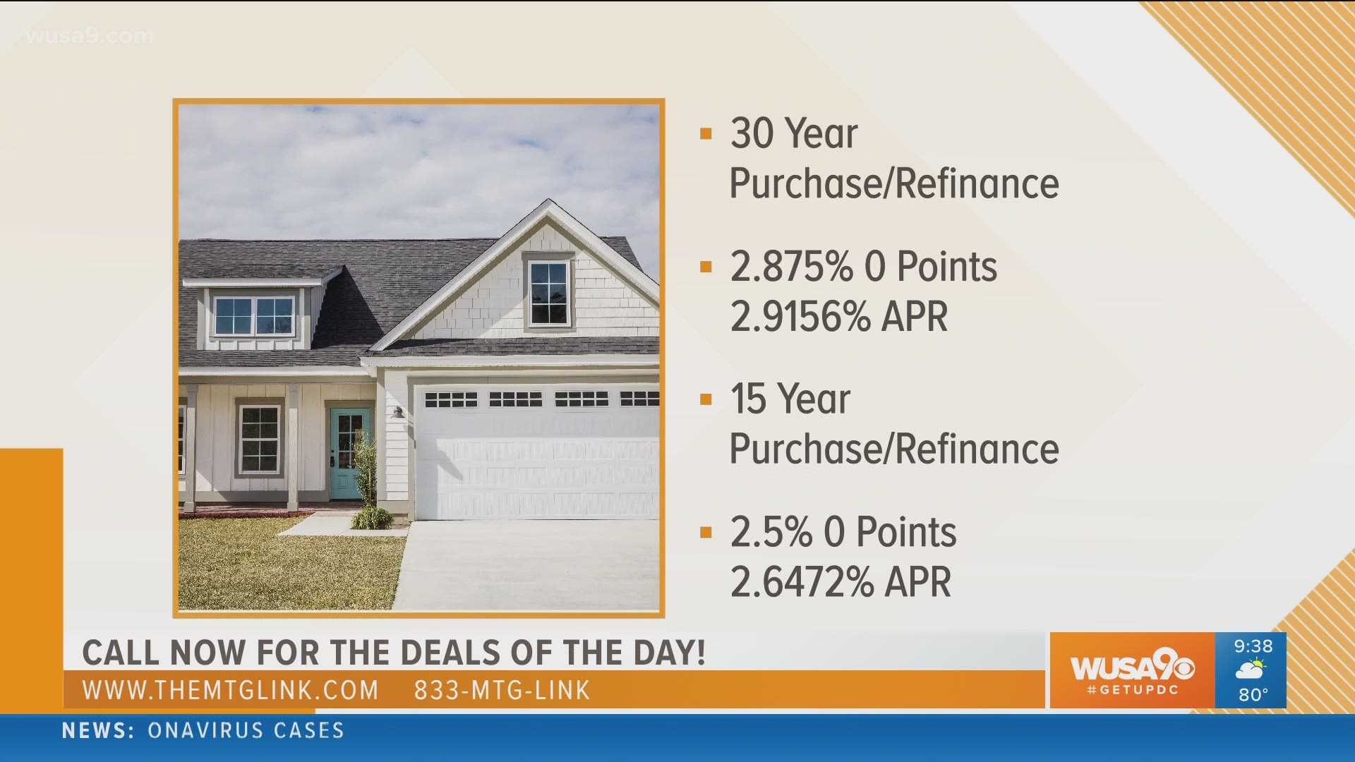 This segment is sponsored by the Real Estate Top Performers. Visit www.themtglink.com or call 833-MTG-LINK.