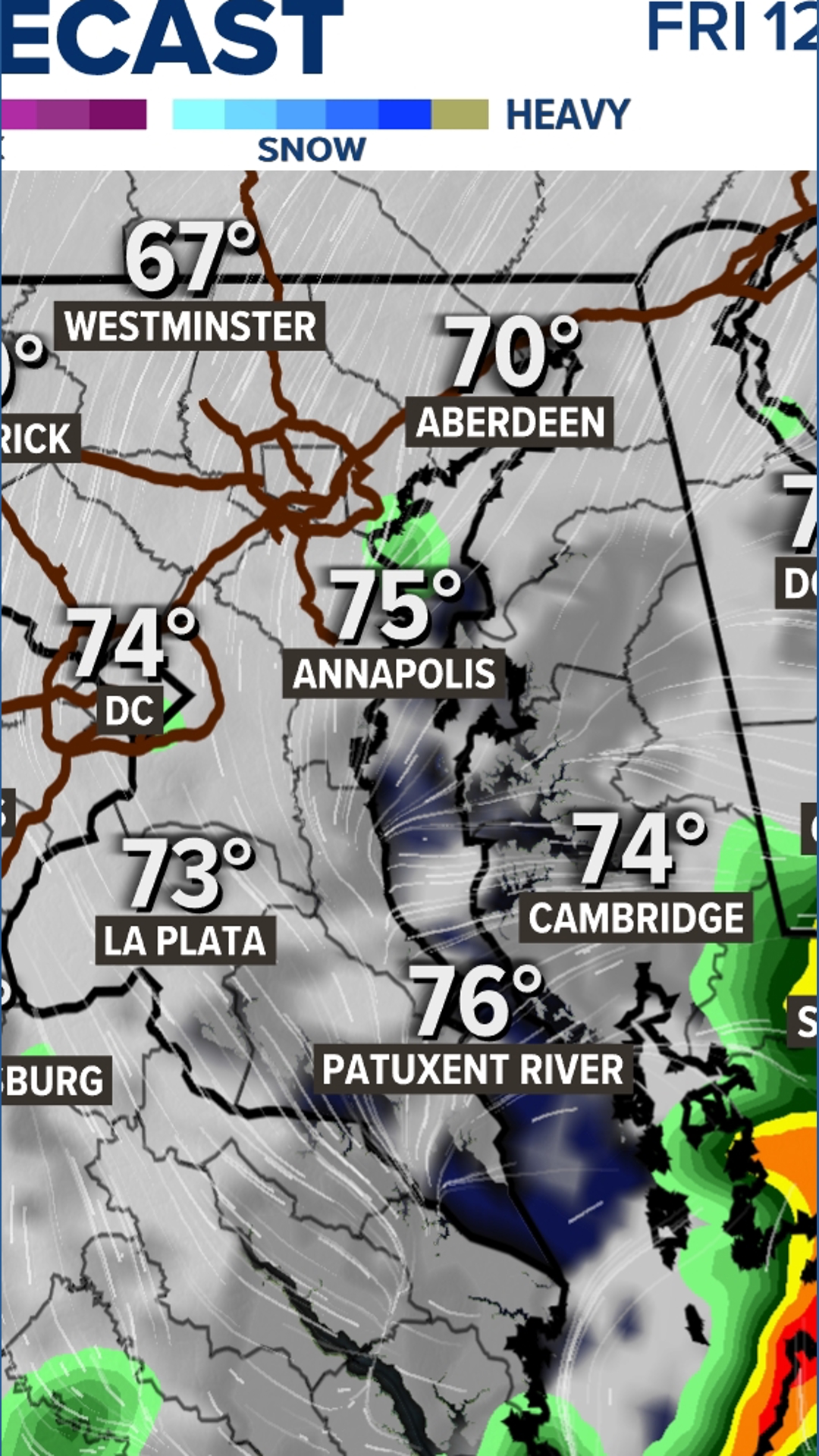 When to plan around storms in the DC region Thursday | Weather Impact ...