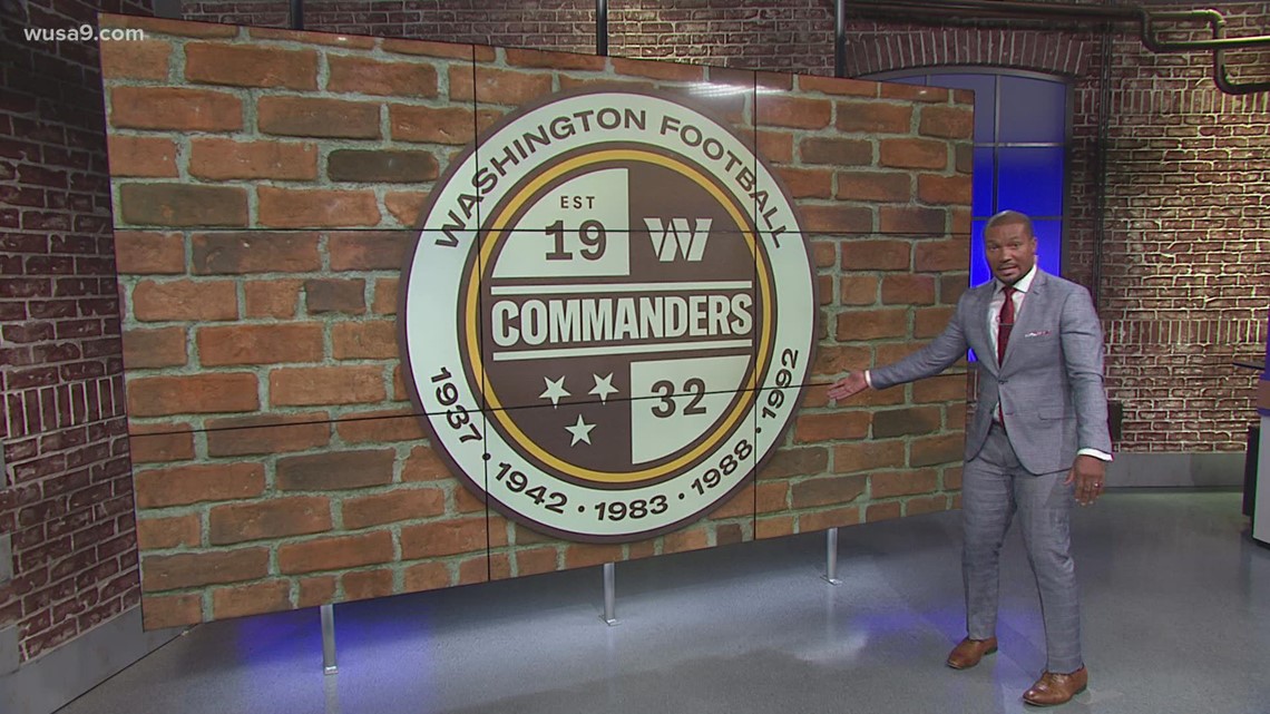 Let's talk about those Washington Commanders logo dates | wusa9.com