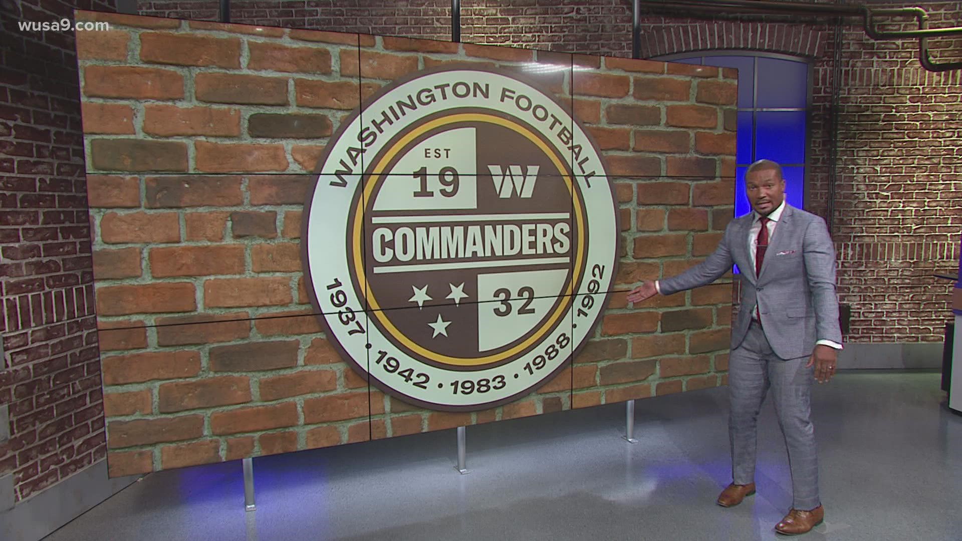 Washington Commanders want to change dates on crest logo  wusa9.com