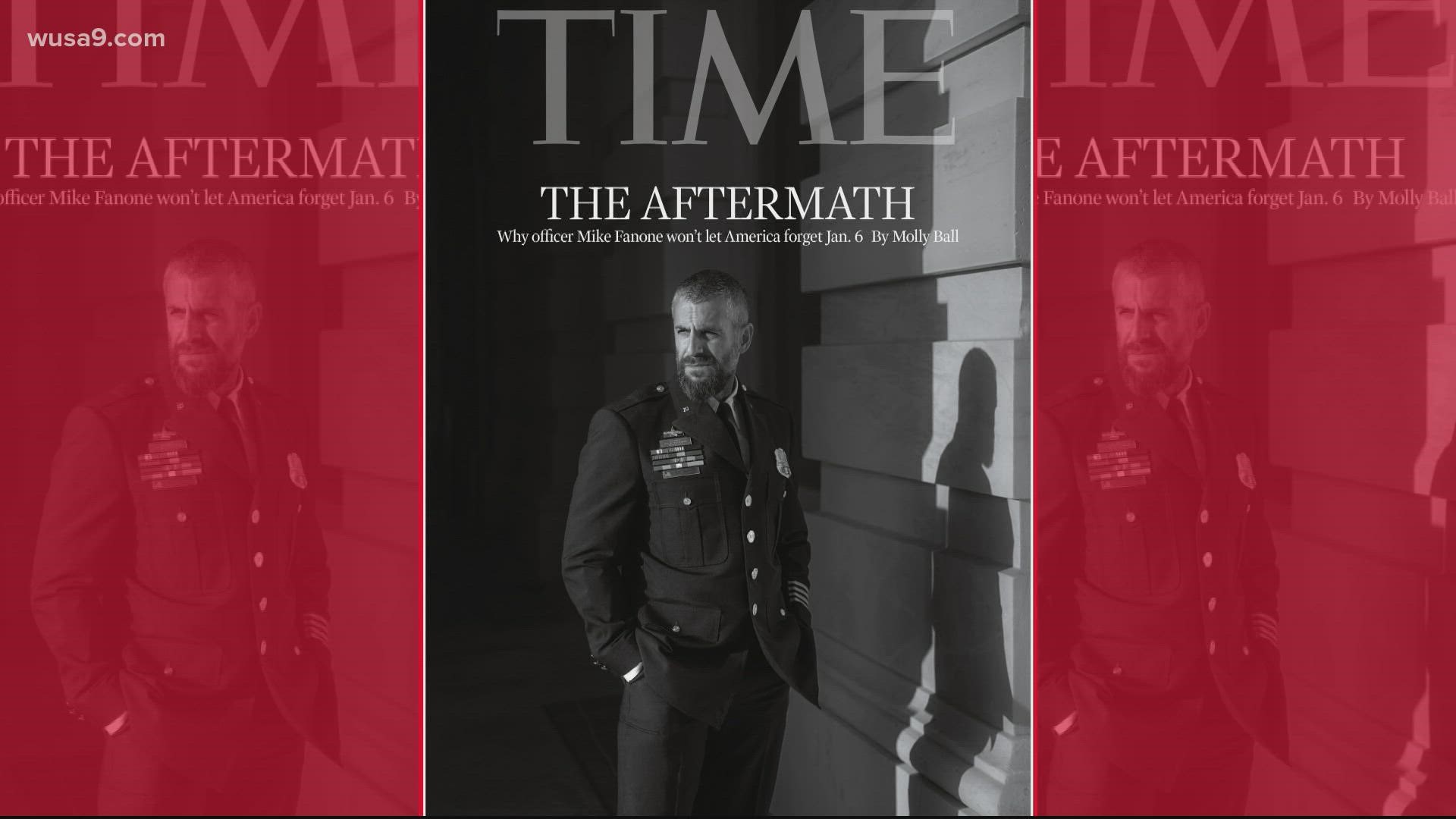 DC Police Officer Michael Fanone will appear on the cover of the latest issue of TIME Magazine discussing the January 6 Capitol riot and what he's been going through