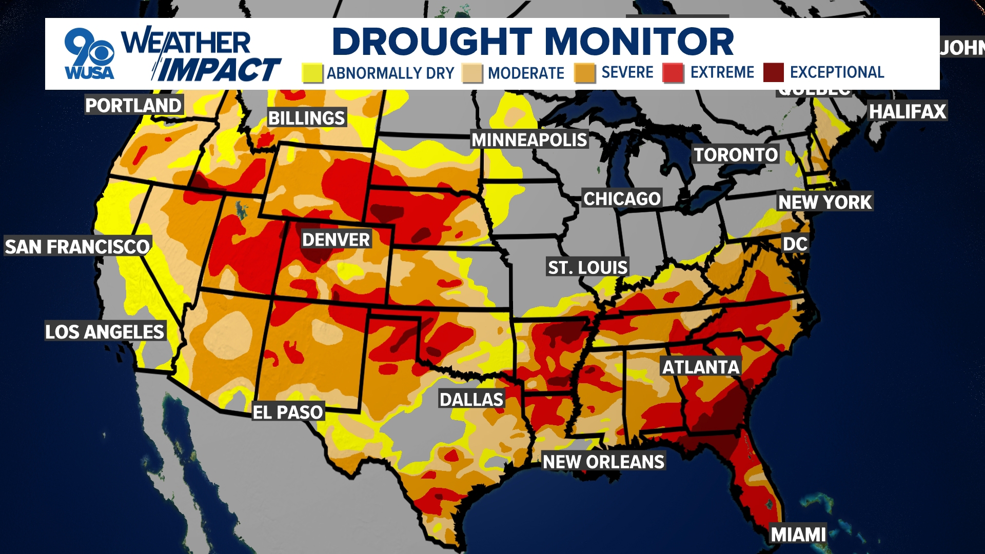 Drought expected to worsen in summer 2026 | wusa9.com