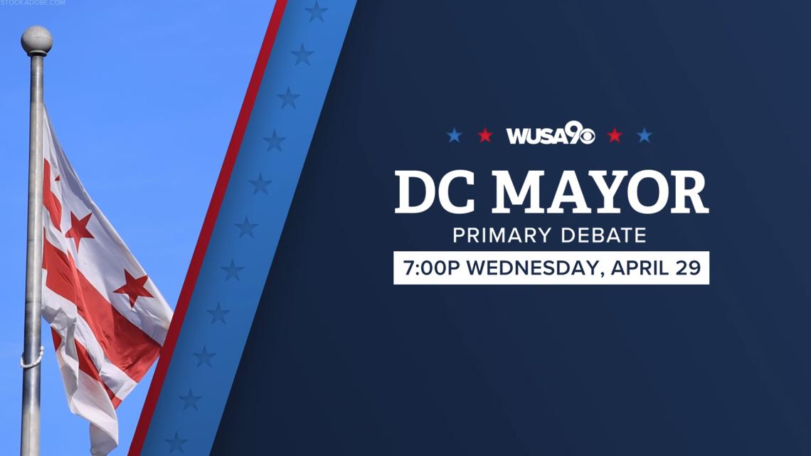 WUSA9 to host DC Democratic mayoral primary debate with Ward 7 Democrats on April 29