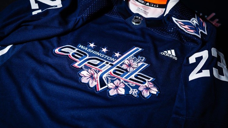 Capitals to debut new cherry blossom jerseys