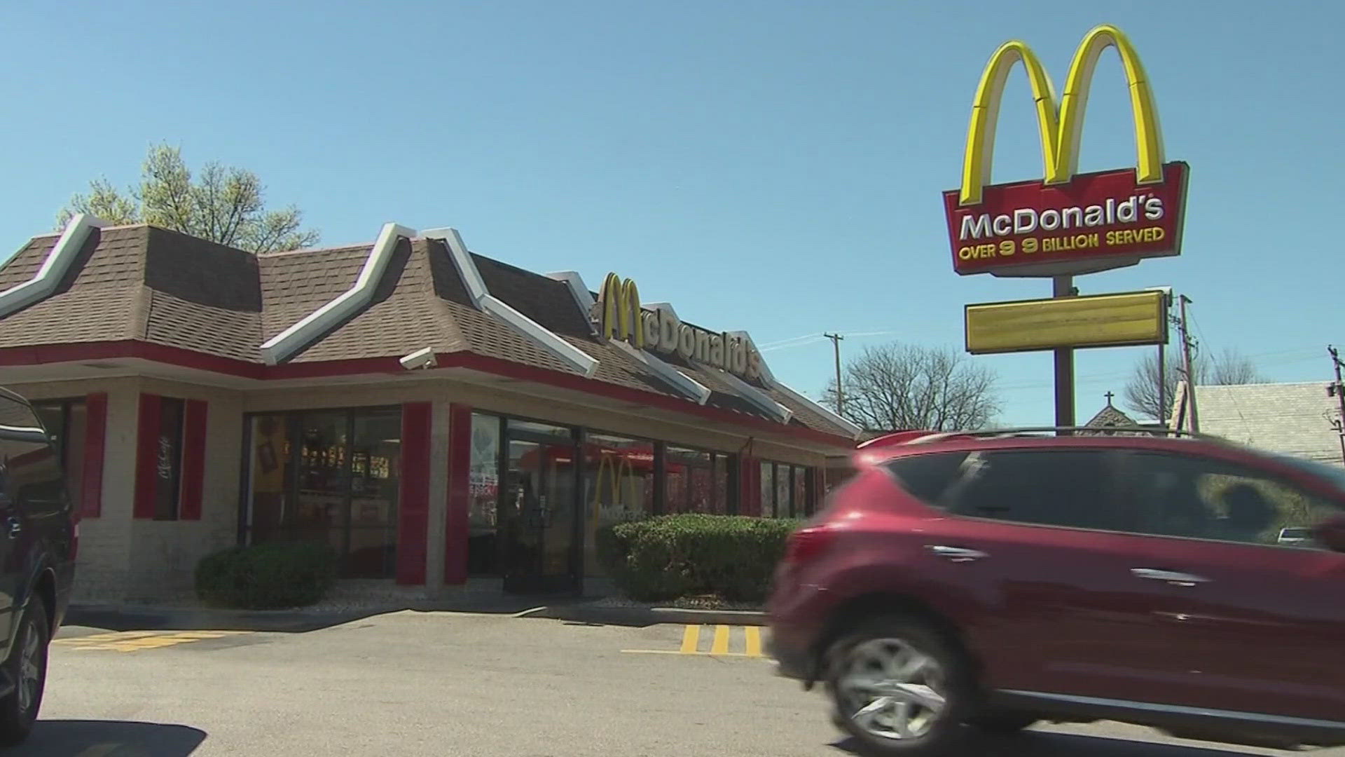 A company that tracks restaurant customers says visits to McDonald's has dropped by 10% nationwide since last week. 