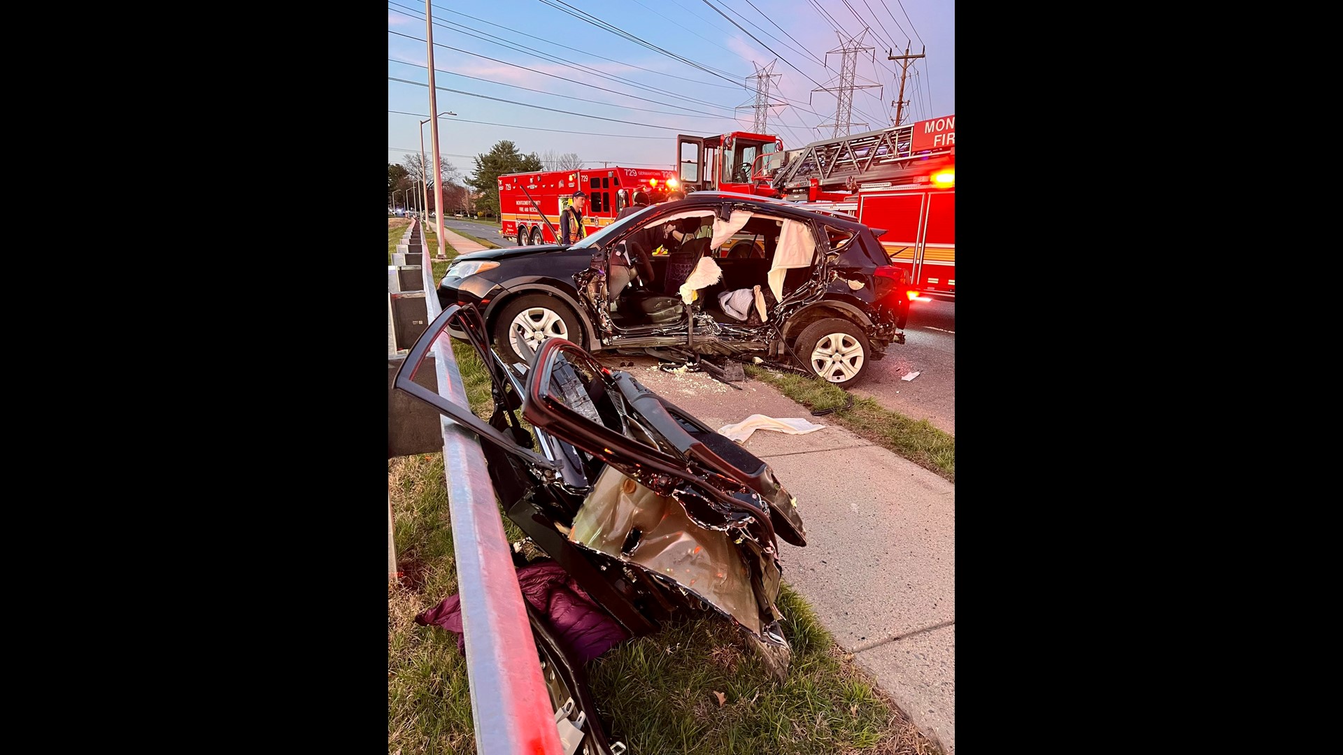 Montgomery County crash sends 4 to the hospital | wusa9.com
