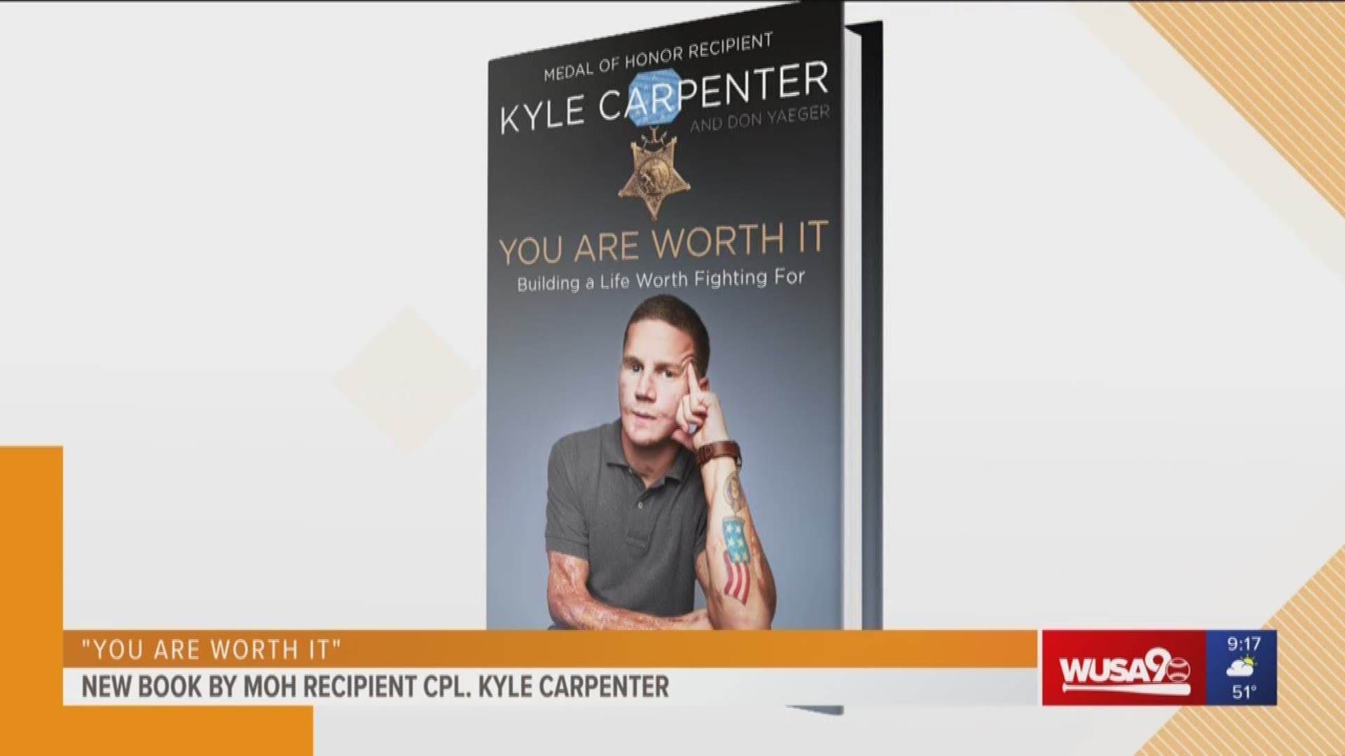 Marine Corporal Kyle Carpenter's life was changed after a courageous act during his time in Afghanistan. Now, Carpenter has a new book that discusses that and more.