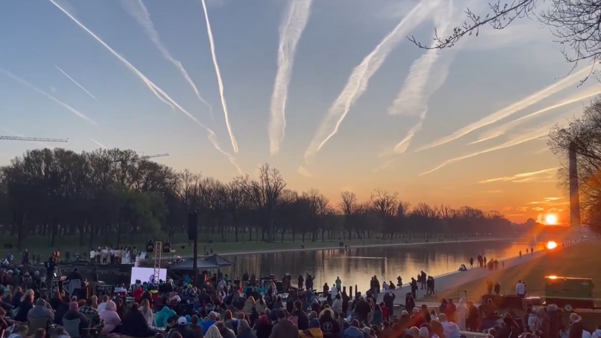 It's a more than four decade long tradition in the District - sunrise service on Easter Sunday on the steps of the Lincoln Memorial.