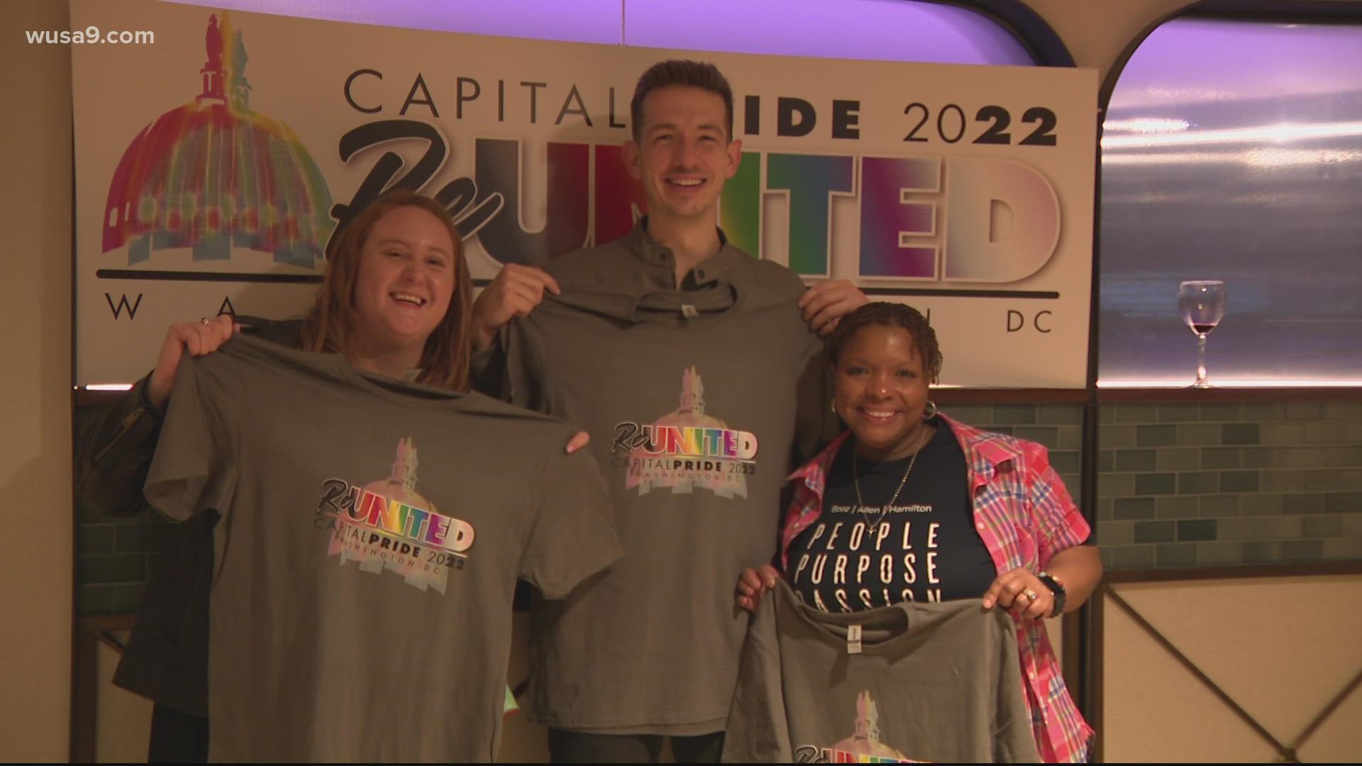 WUSA9 was there for the Capital Pride Alliance's big reveal after not having it's parade for two years because of the pandemic.