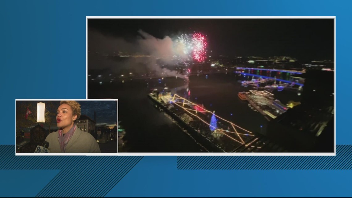 'Holiday Boat Parade' at the Wharf in DC