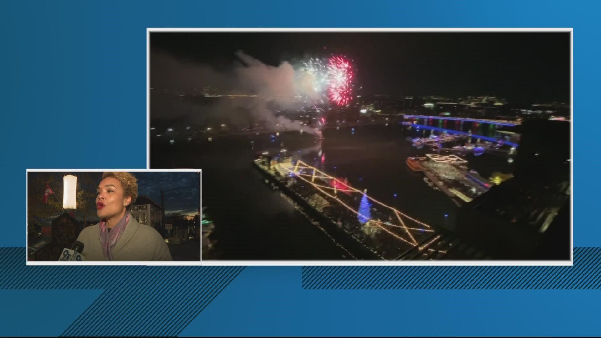 You can get in the holiday spirit at the Wharf in Southwest DC. Happening tomorrow night is the Holiday Boat Parade.
