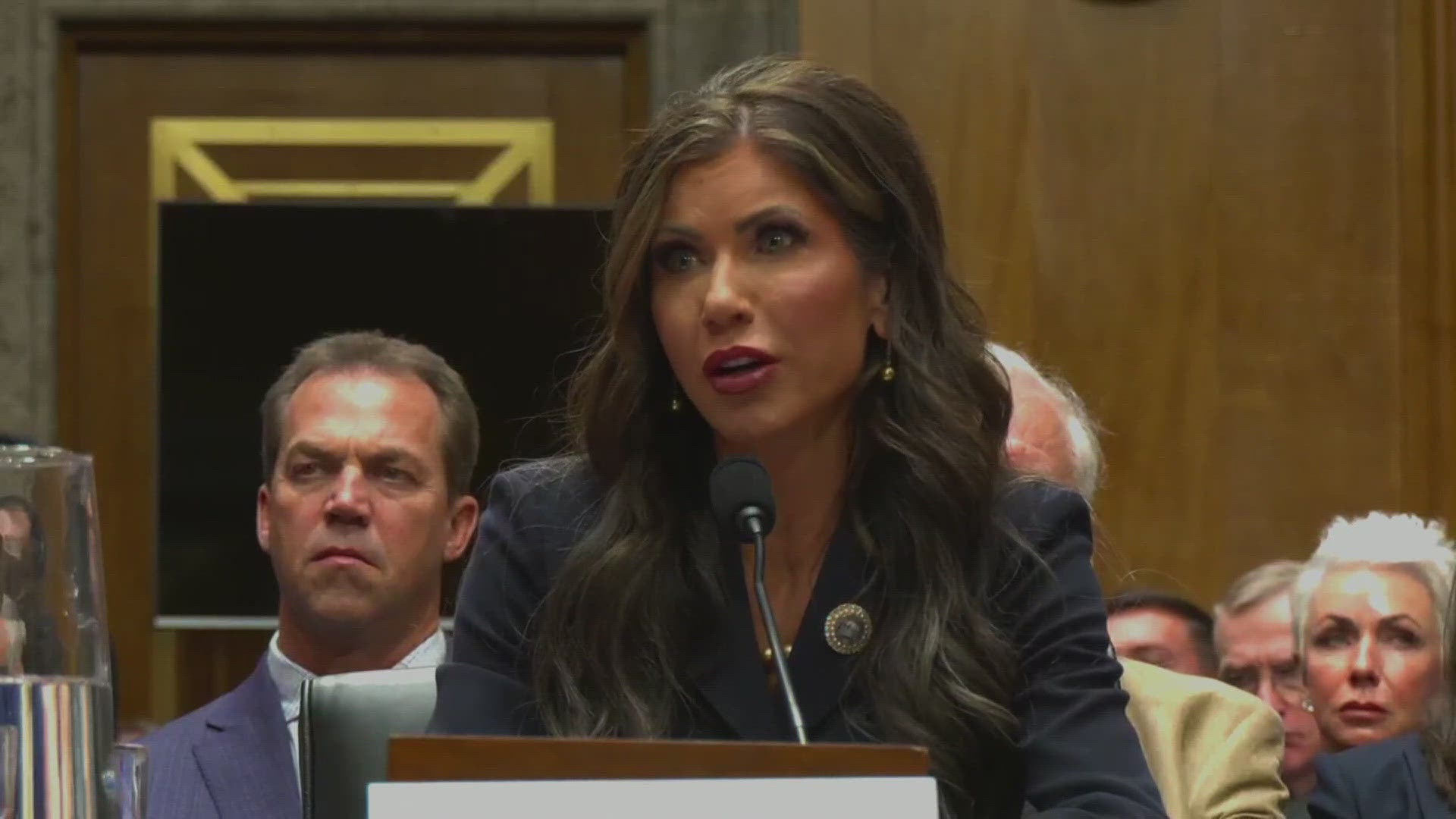 Trump's pick for DHS Secretary vows to secure southern border | wusa9.com - Kristi Noem Measurements: South Dakota Governor’s Fitness & Form