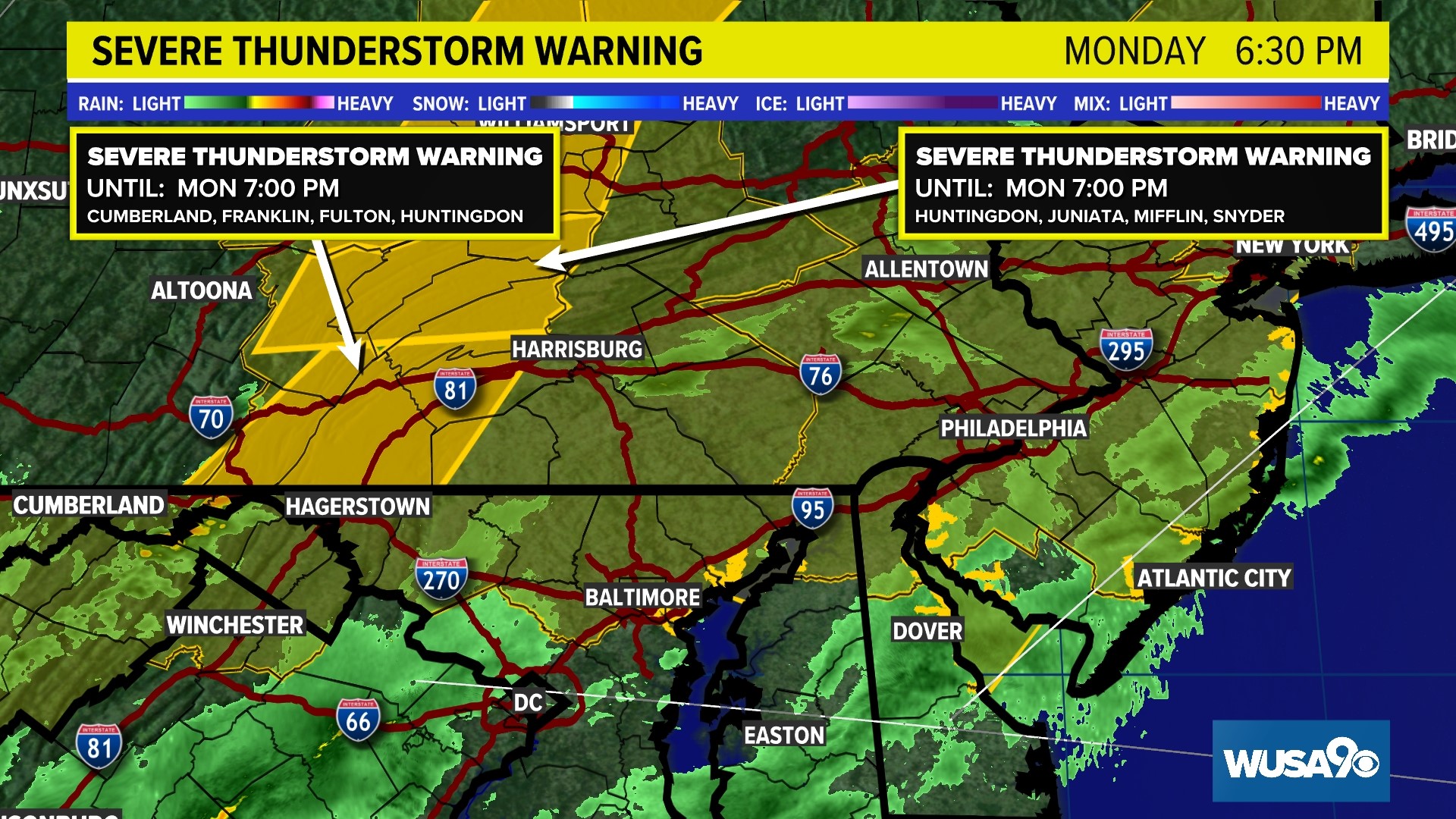 Severe Thunderstorm Watch north of DC | wusa9.com