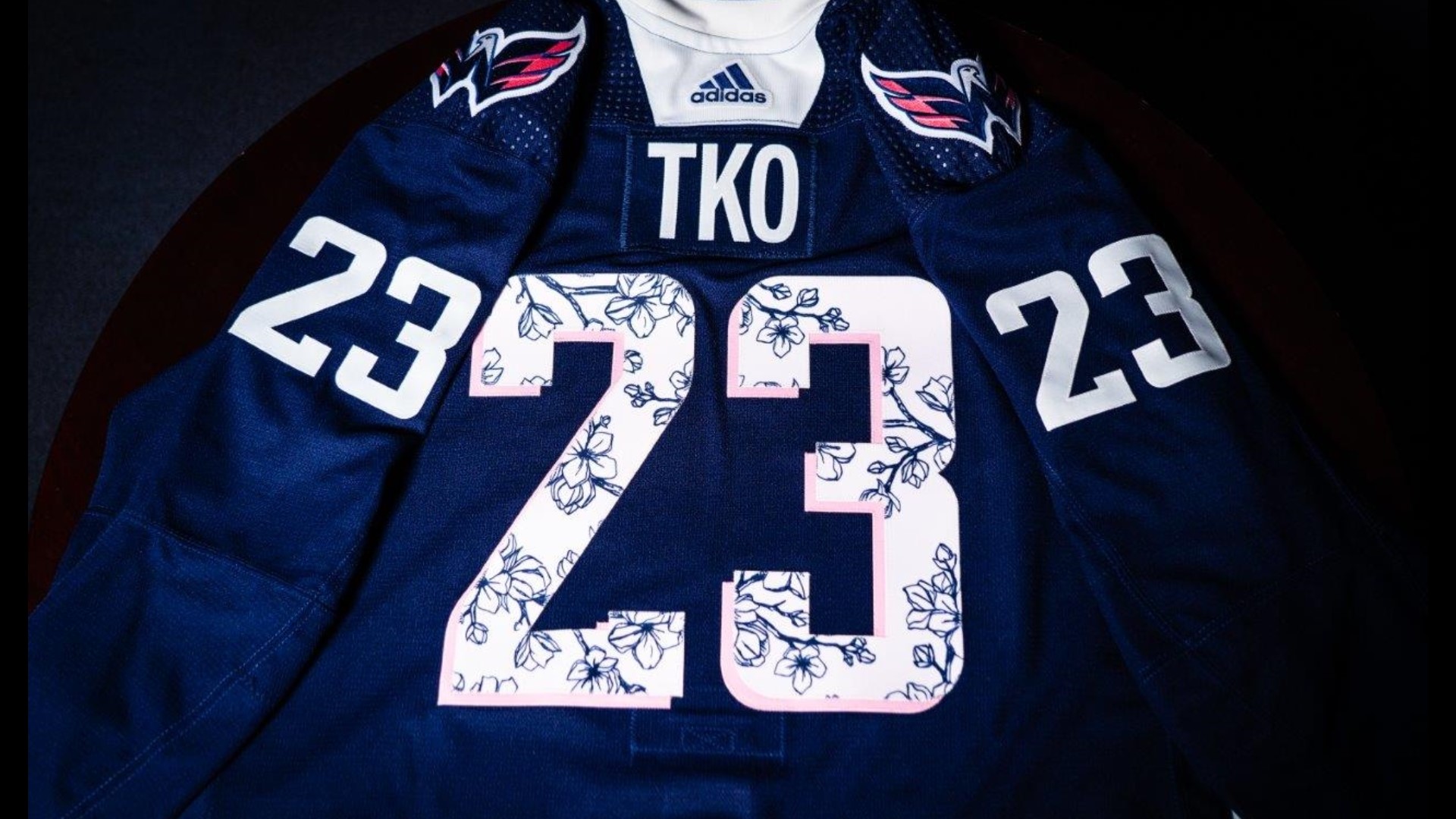 Washington Capitals cherry blossom jerseys revealed