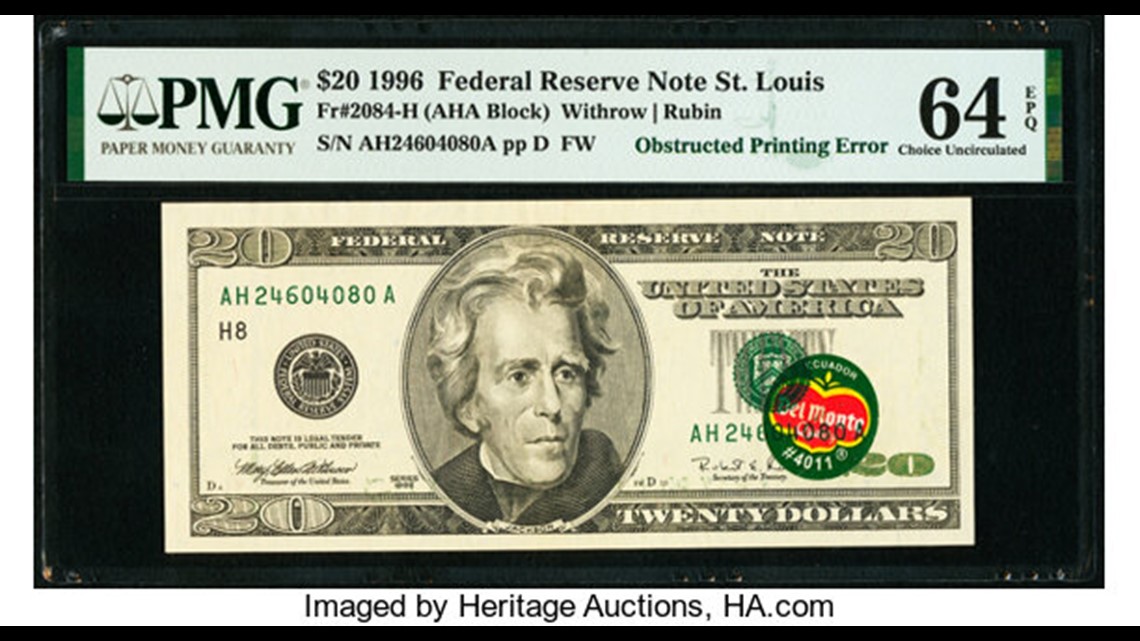 1990 $20 dollar bill serial number lookup