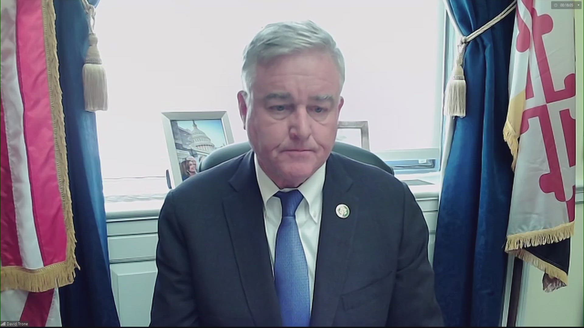 Congressman David Trone speaks with WUSA9 Anchor Adam Longo.